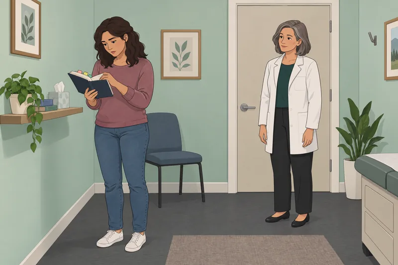 Assessment of Introject shows a reflective clinic moment.