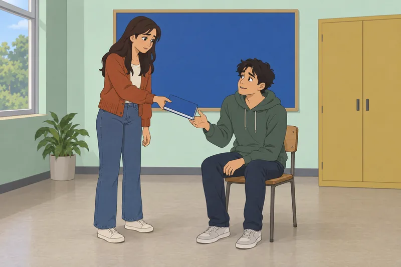 Moral Motivation Assessment shows a student offering help.