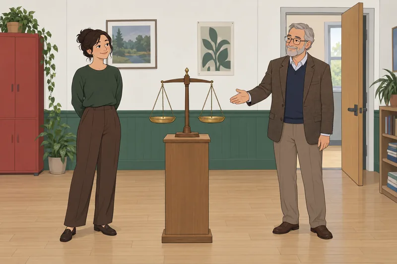 Una escena del diagnóstico de la: una balanza.