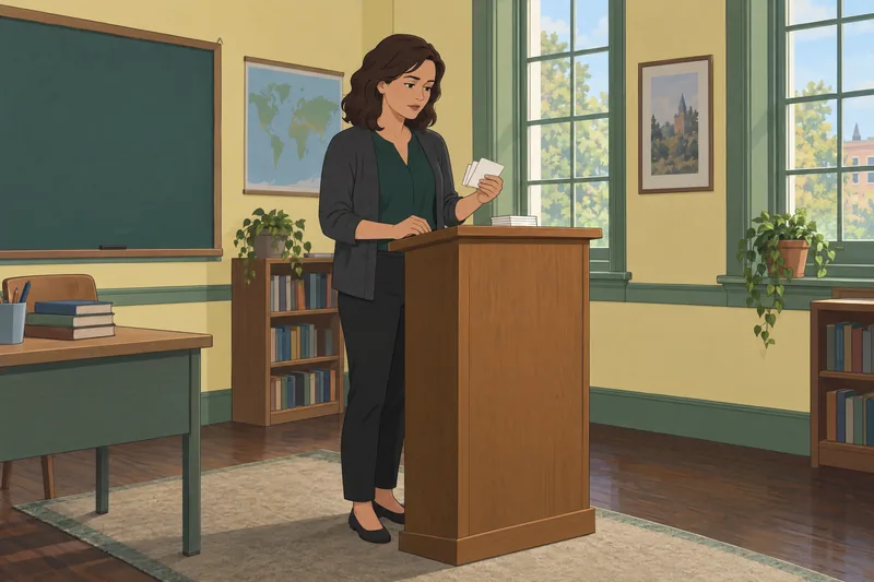 Assessment of Potentially attitudes appear in a classroom.