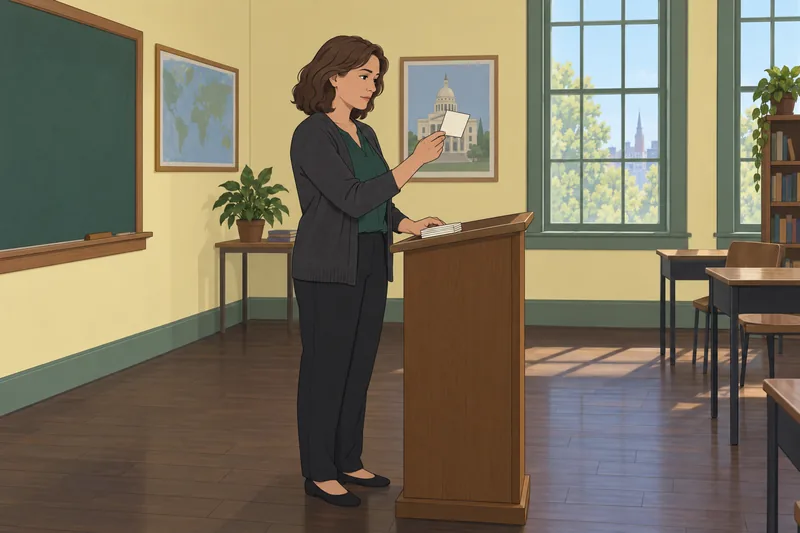 diagnóstico de actitudes se refleja en un aula.