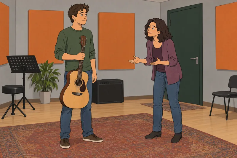 El diagnóstico de las etapas surge practicando guitarra.