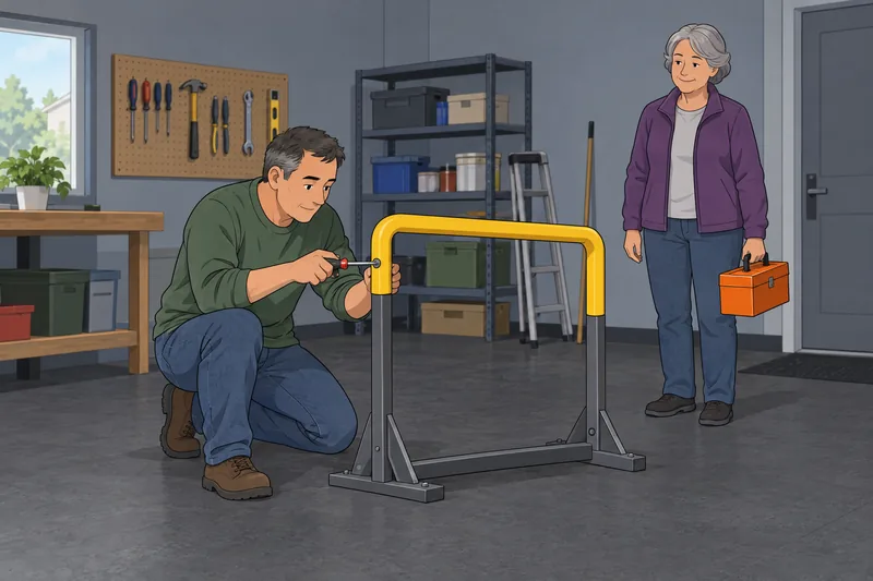 Moral and Ethical care repairs a shared handrail.