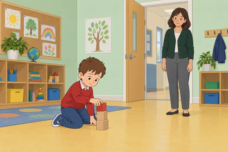 School Educational Environment: a calm classroom welcome.