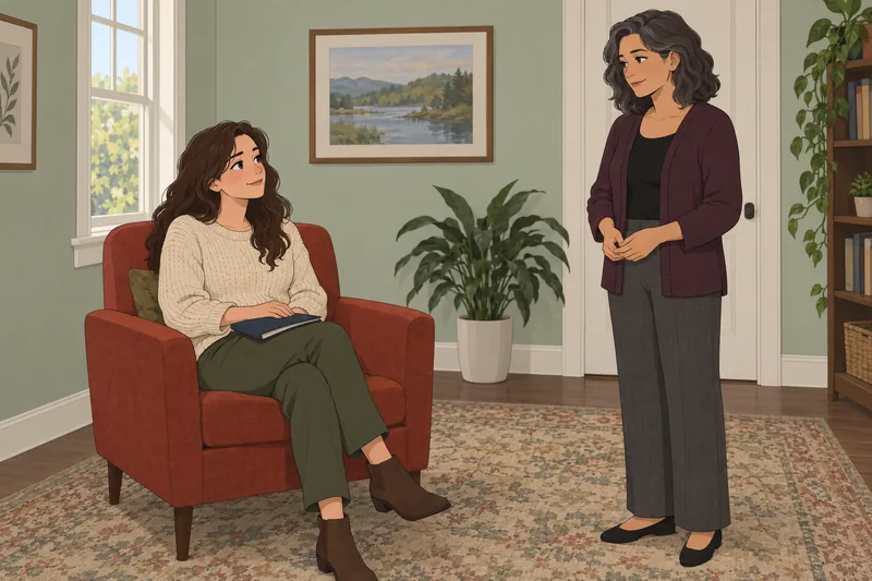 cuestionario de apego en una clínica tranquila.