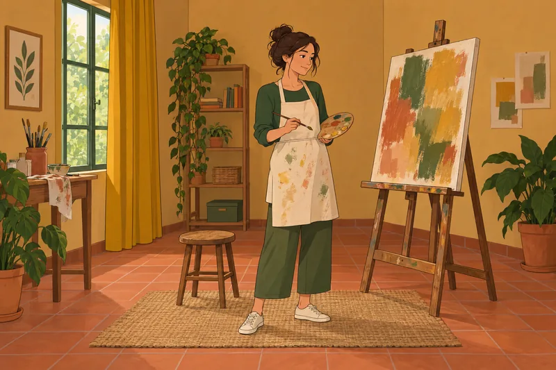 El cuestionario diferencial diagnóstico muestra intereses artísticos.