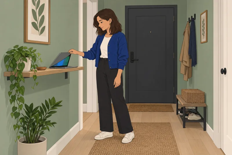Digital Daily Life appears in a hallway routine.