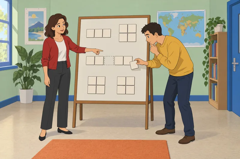 Dingbats Quiz shows a learner decoding tiles.