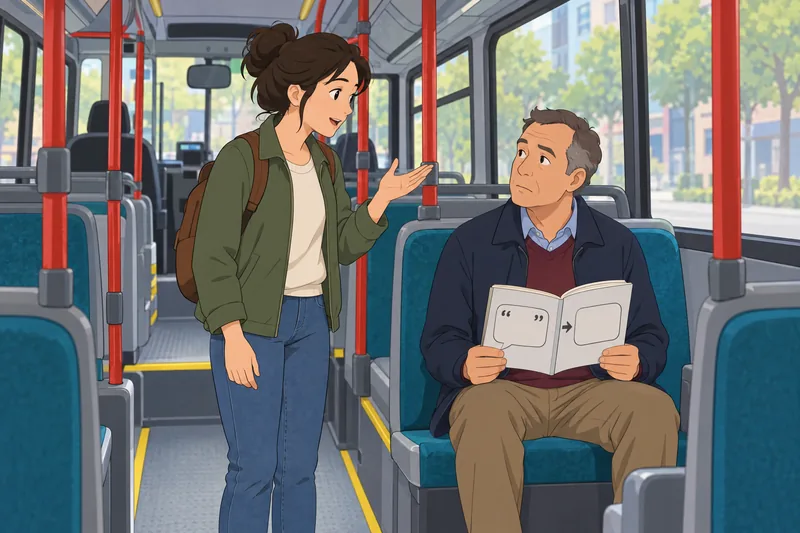 Direct and Indirect meaning travels by bus.