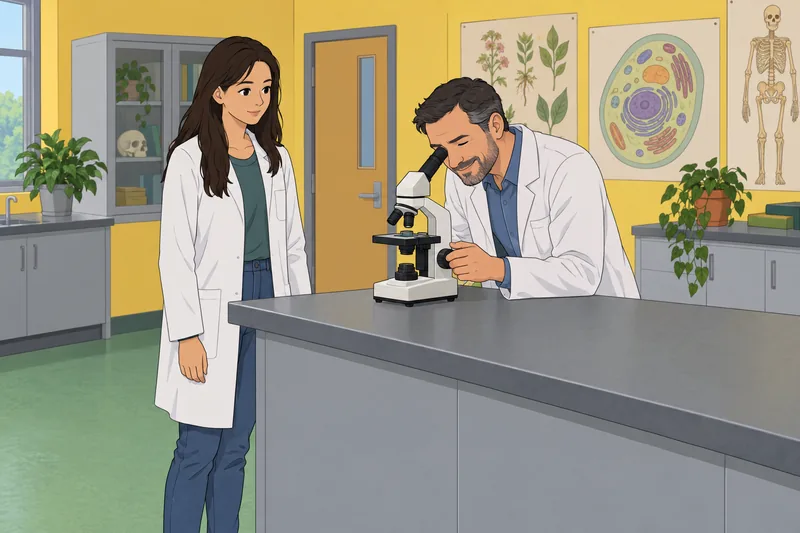 El cuestionario sobre enfermedades muestra un microscopio.