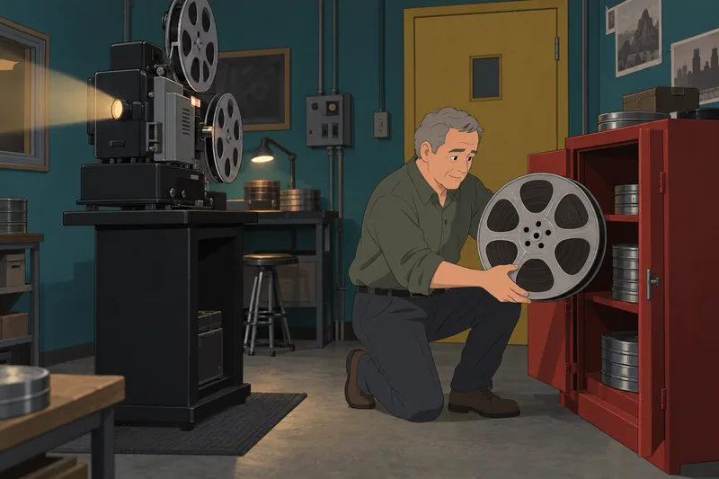 Disney Movie Quotes come alive beside a projector.