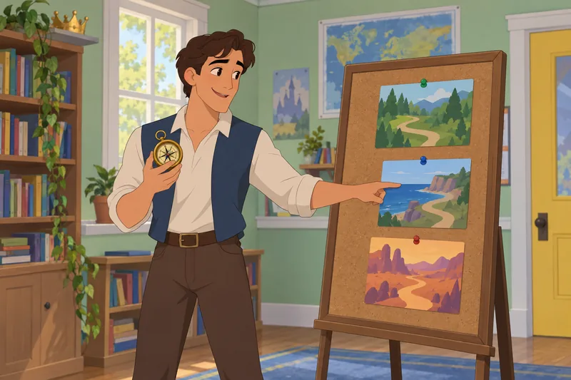 Disney Prince Quiz shows a compass choice.