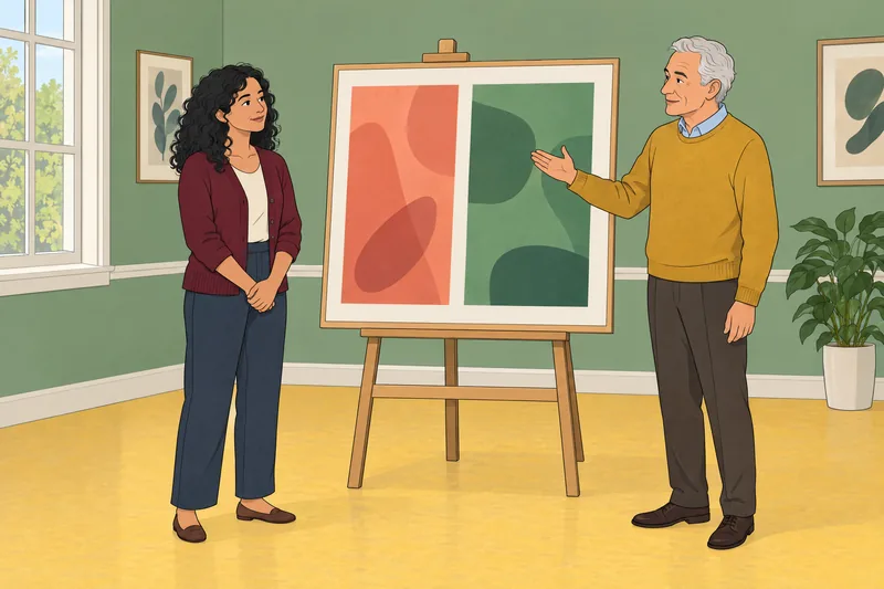 Una escena presenta tolerancia disposicional y escucha serena.