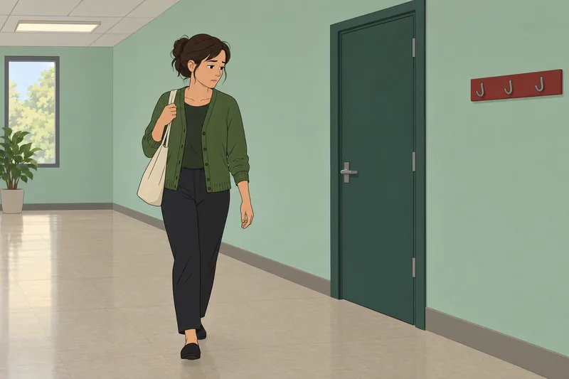 La escala de soledad muestra una mujer sola.