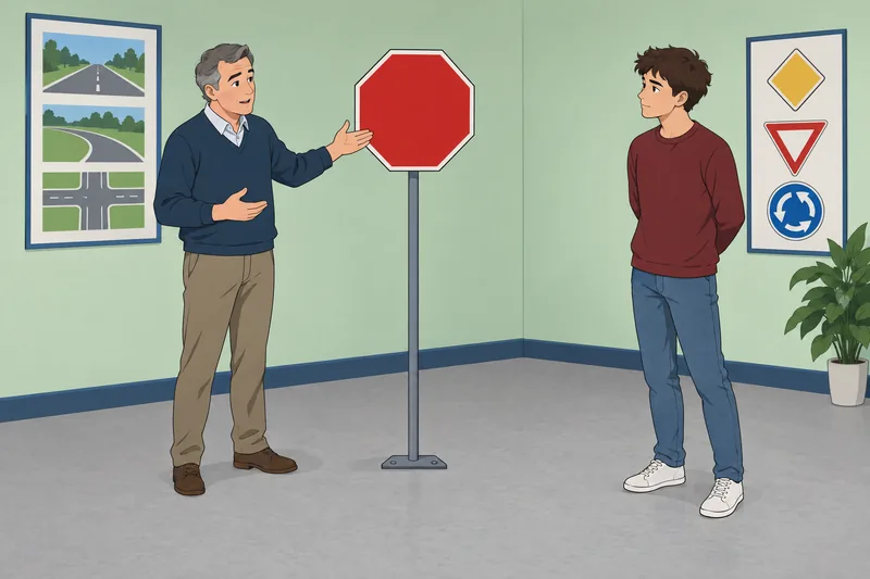 El cuestionario de los capítulos ocurre en aula.