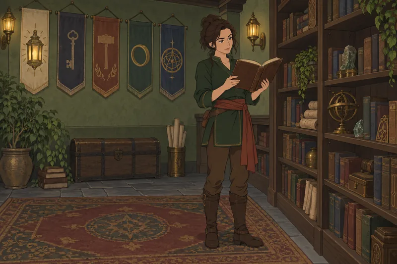 DnD Background Quiz shows five origin emblems.