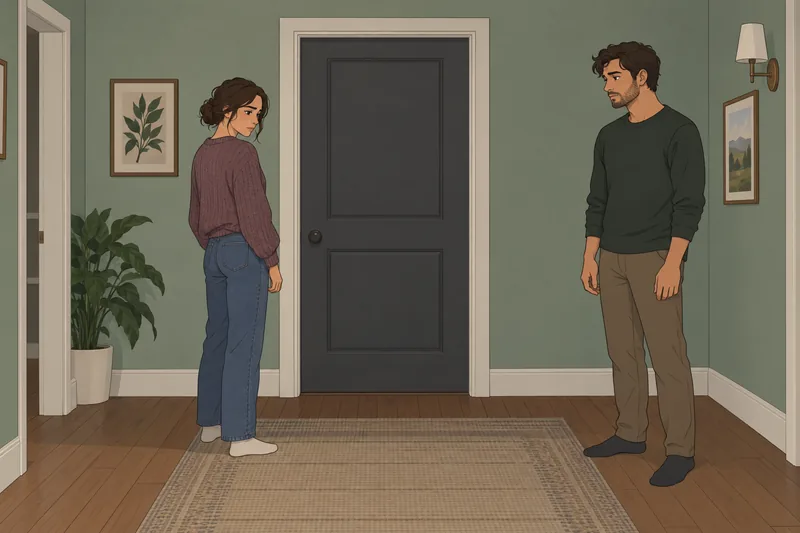 Do I Hate? She pauses by the door.