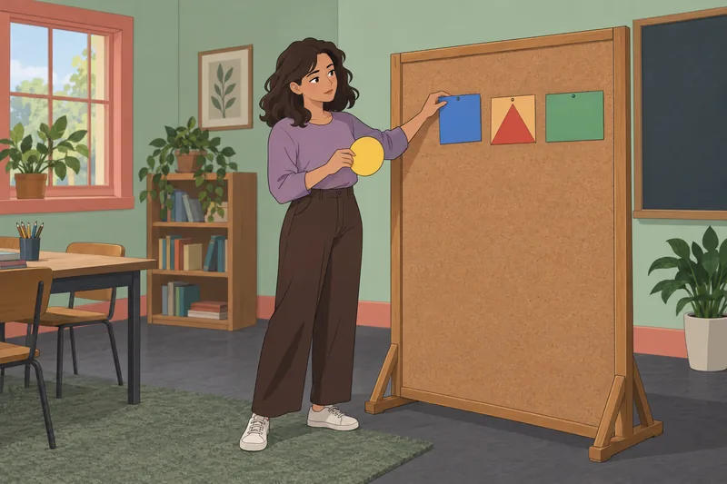 Do I Have: an adult sorting blank cards.