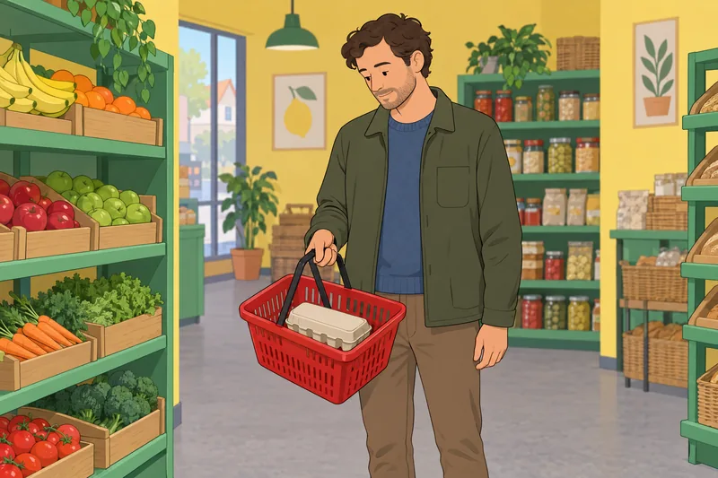 cuestionario ¿Tengo deficiencia? Compra de huevos.