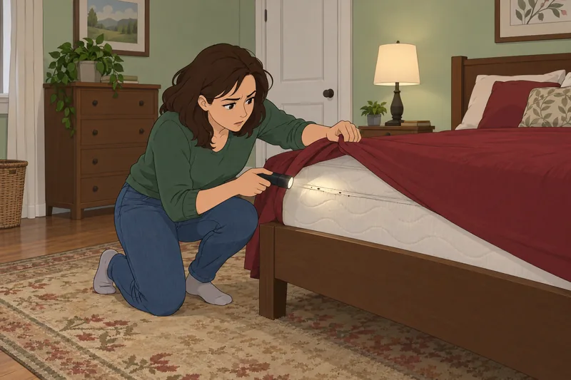 Do I Have clues along a mattress seam.