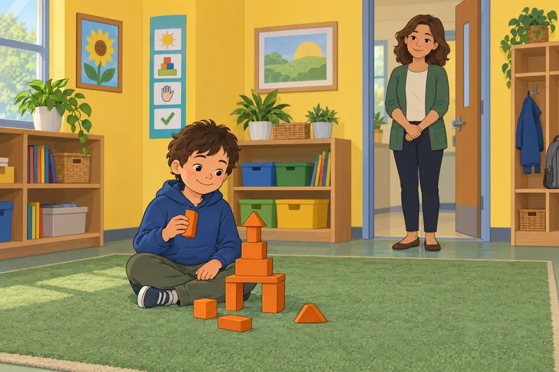 ¿Tengo síndrome alcohólico? Un niño construye en clase.