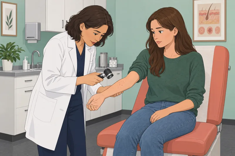 Do I Have: patient shows itchy bumps.