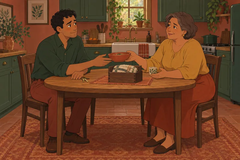Do I Have Mommy Issues Quiz: son reaches