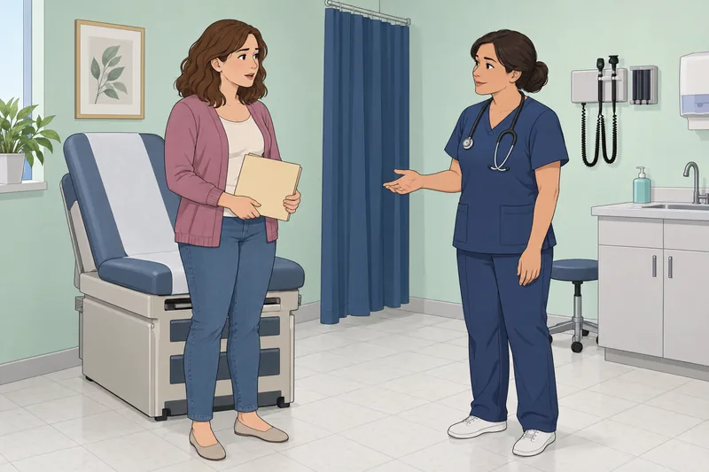Do I Have symptoms discussed in a clinic.