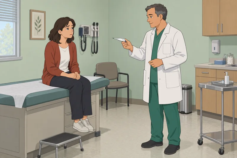 Do I Have: a clinic temperature check.