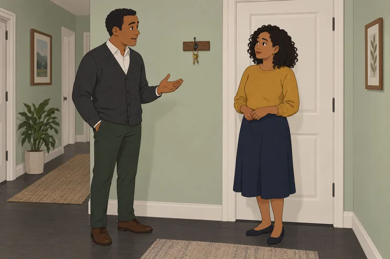 Do I Love care in a hallway.