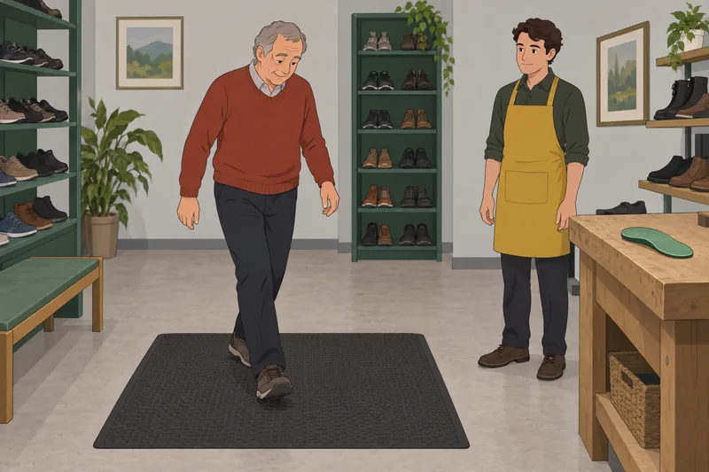 Do I Need: walking with a supportive insole.