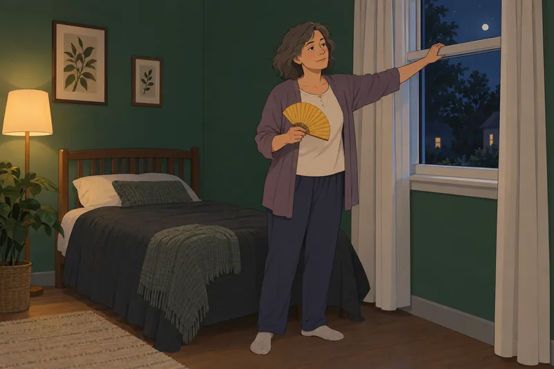 Do I Need: woman opens the window.
