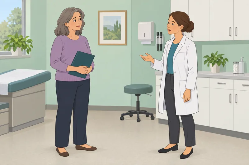 Do I Need: a patient reviews symptoms.