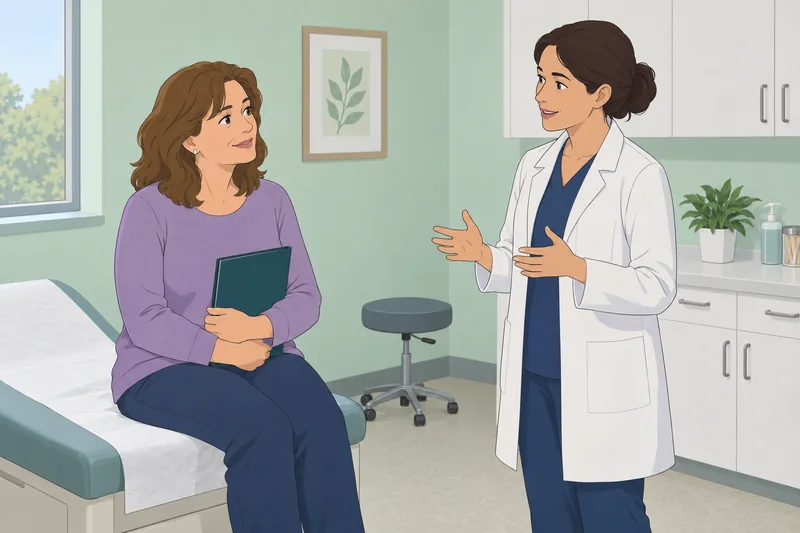 cuestionario ¿Necesito terapia: paciente revisa síntomas.