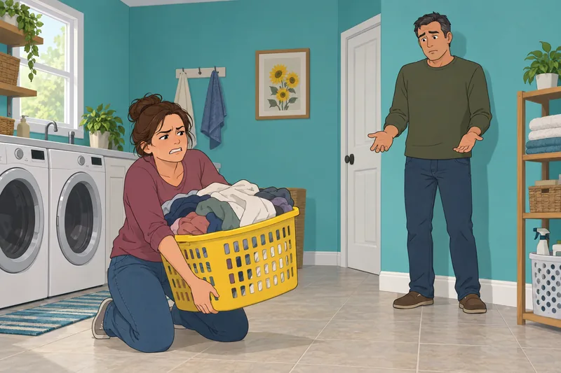 Do I Resent meets an overloaded laundry basket.