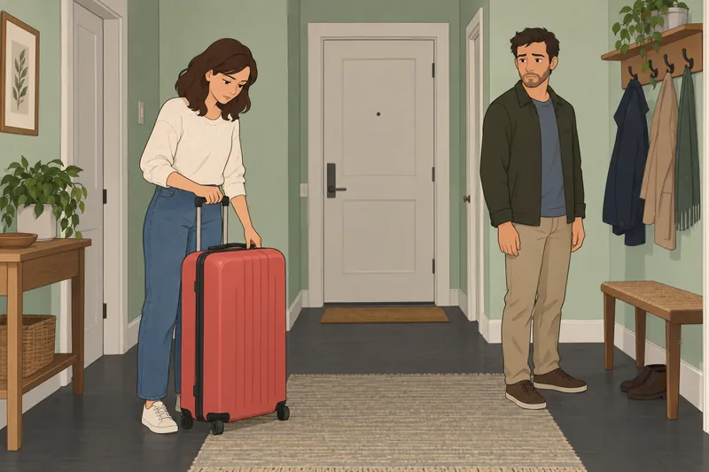 ¿Quiero divorciarme? Quiz muestra una maleta cerrada.