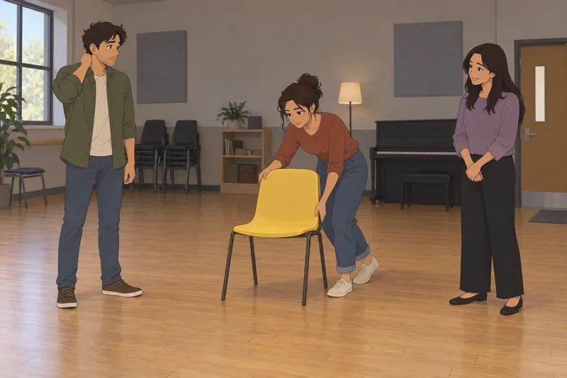 Do My Friends make room with a chair.