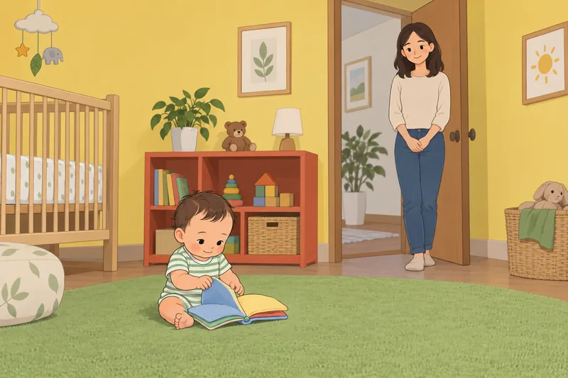 Does My Baby: quiet book time after crying.