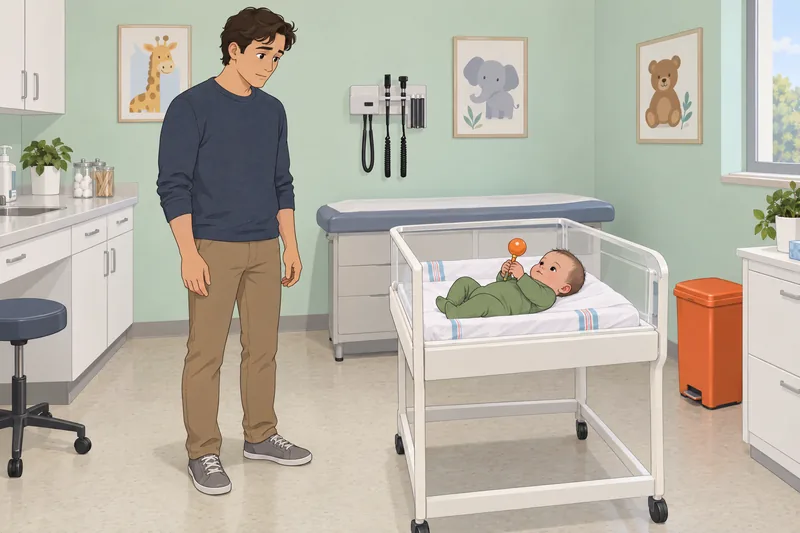 Does My Baby: caregiver observes settled breathing.