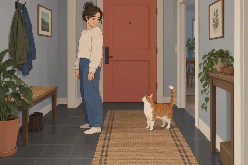 El cuestionario ¿Mi gato muestra un saludo sereno?