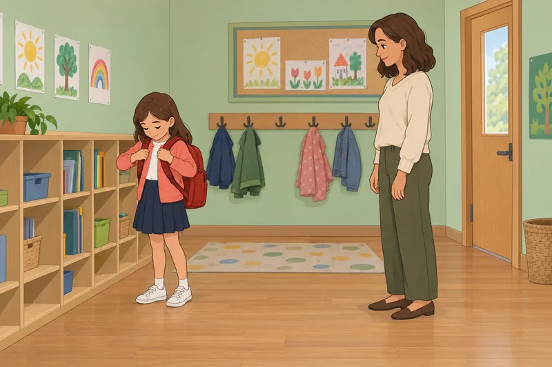 ¿Mi hijo tiene calma durante la clase?