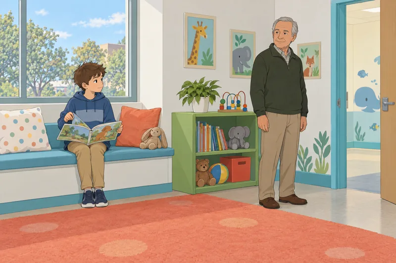 ¿Mi hijo tiene calma leyendo en la clínica?