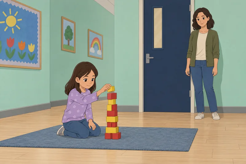 ¿Mi hijo tiene calma ante una puerta cerrada?