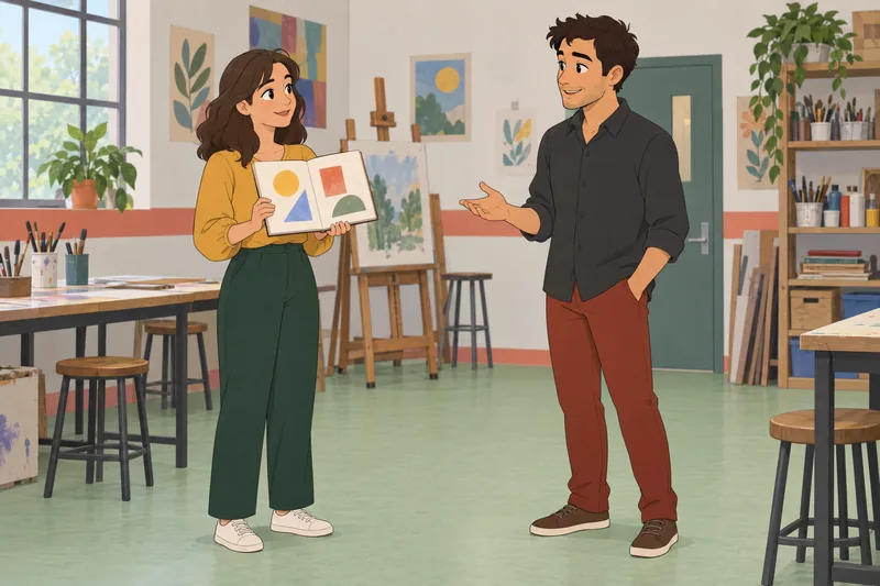 Does My Crush listen beside an open sketchbook?