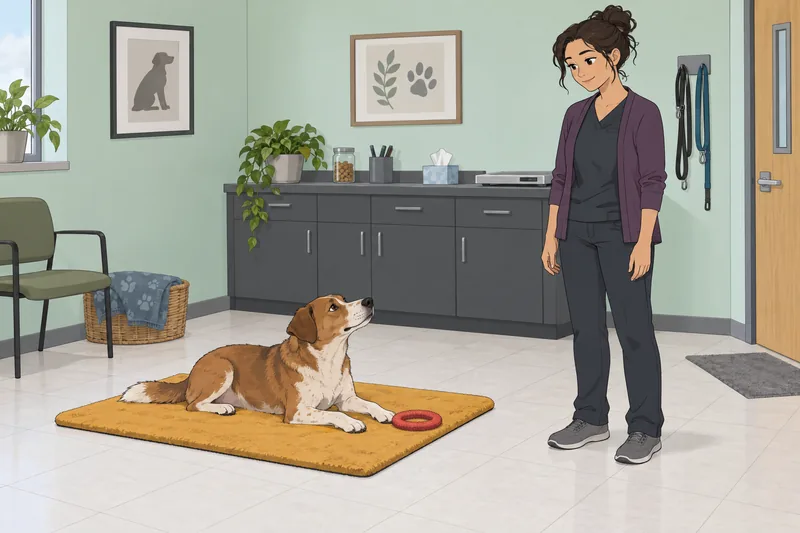 El “cuestionario ¿Mi perro” muestra calma.
