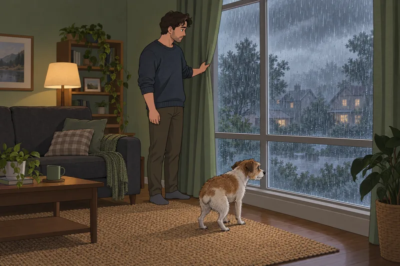 Does My Dog: Owner watches a frozen stance.