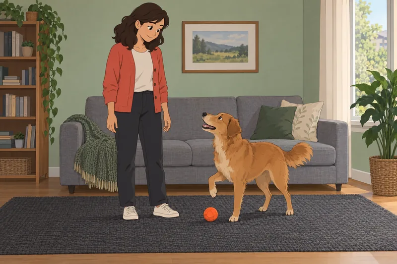 cuestionario ¿Mi perro explora un juego sereno.