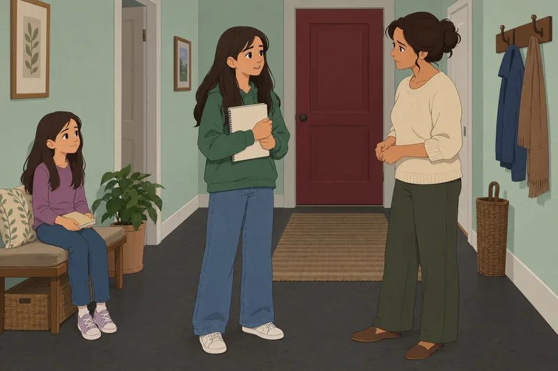 Does My Mom: Mother hears her daughter.
