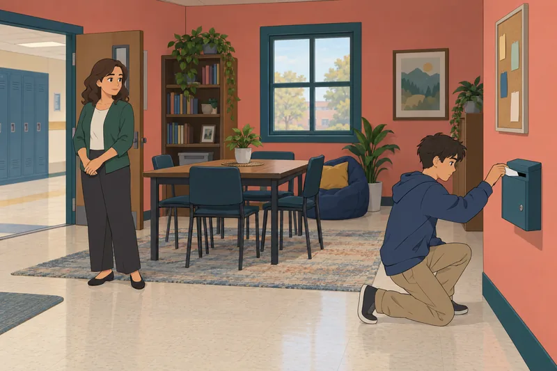 ‘Does My Teacher’ shows a quiet support step.
