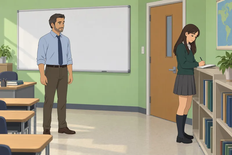 ‘Does My Teacher’ asks about boundaries.